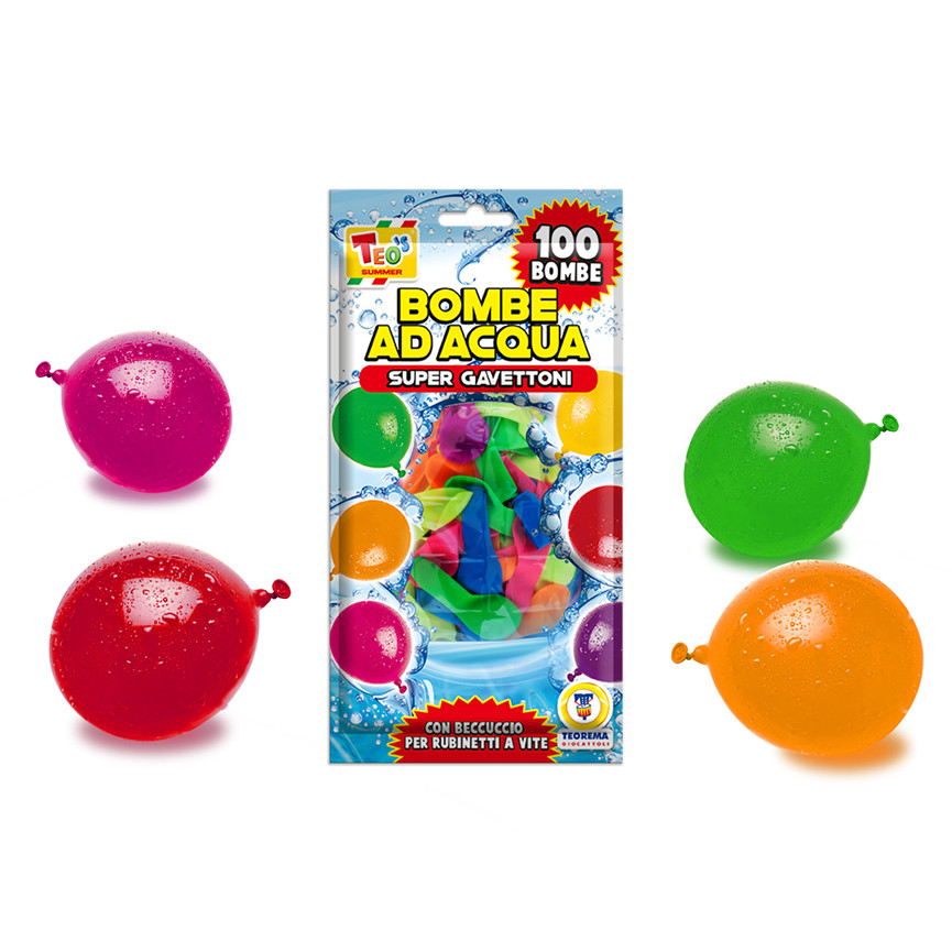 BOMBE ACQUA BUSTA 100 PALLONCINI