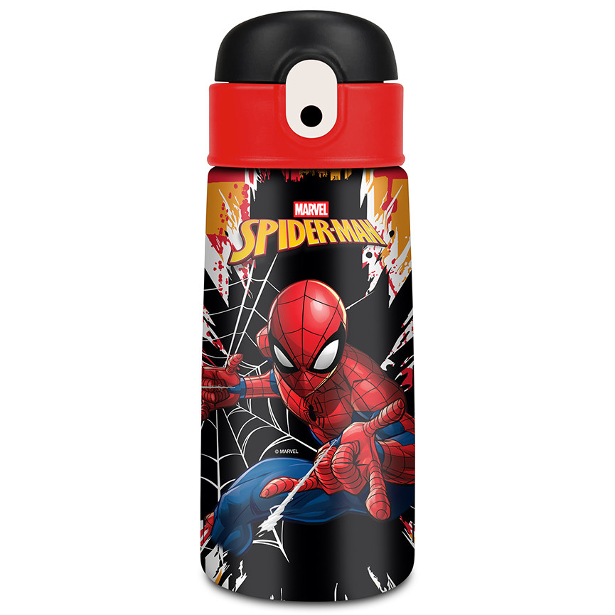 BORRACCE KID 460ML ACC.C/BECC. SPIDERMAN 302902602