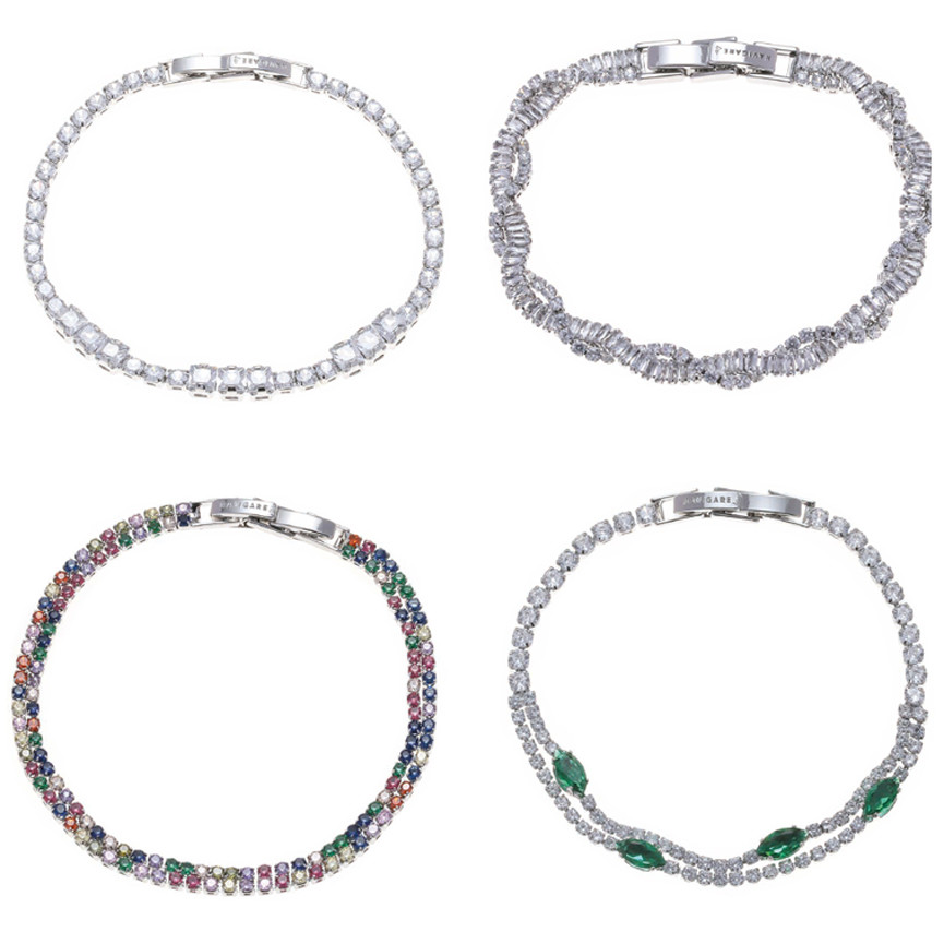 BRACCIALE DONNA TENNIS NAAR3429 CON CRISTALLI