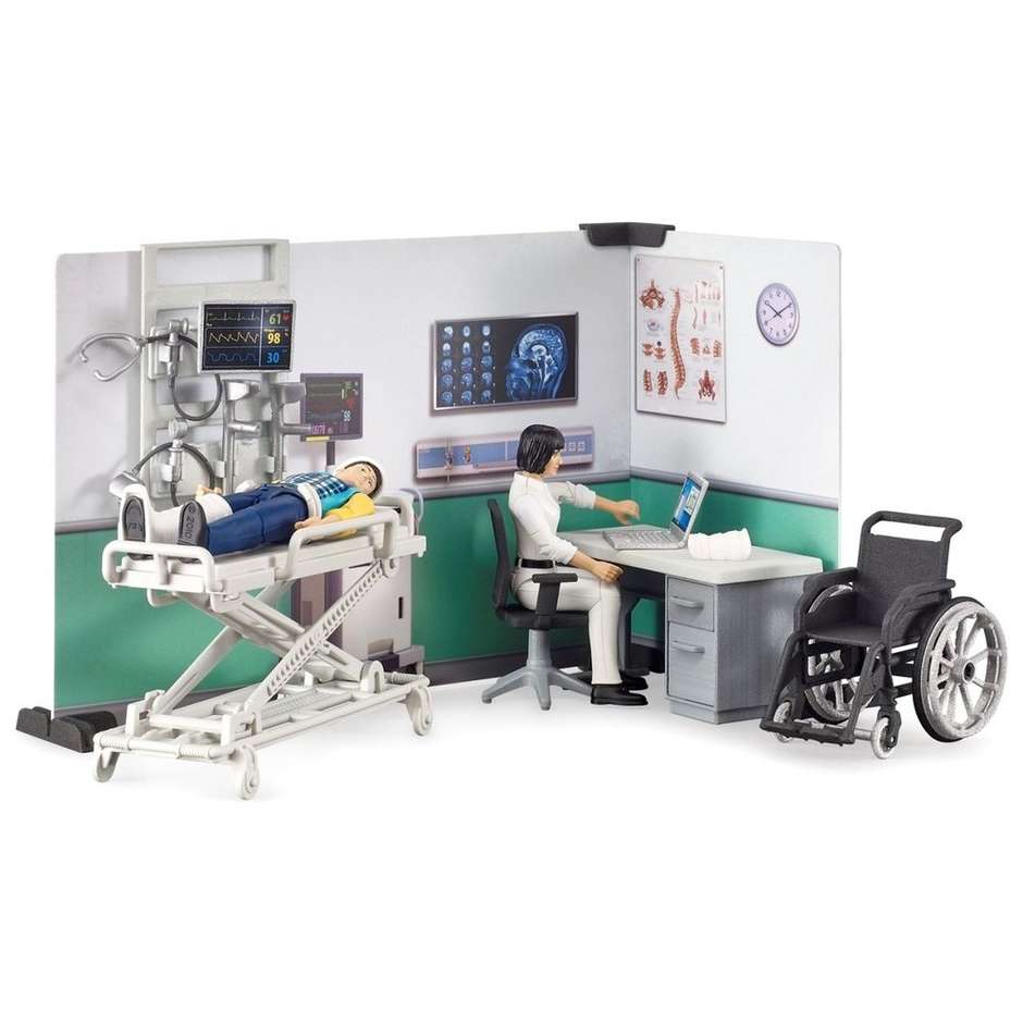 BRUDER BWORLD OSPEDALE C/PERSONAGGI