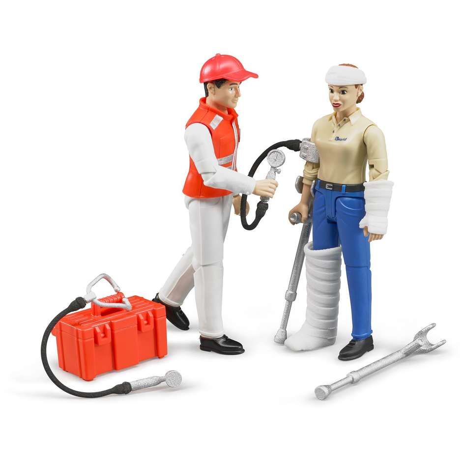 BRUDER BWORLD PERSONAGGI AMBULANZA 62710
