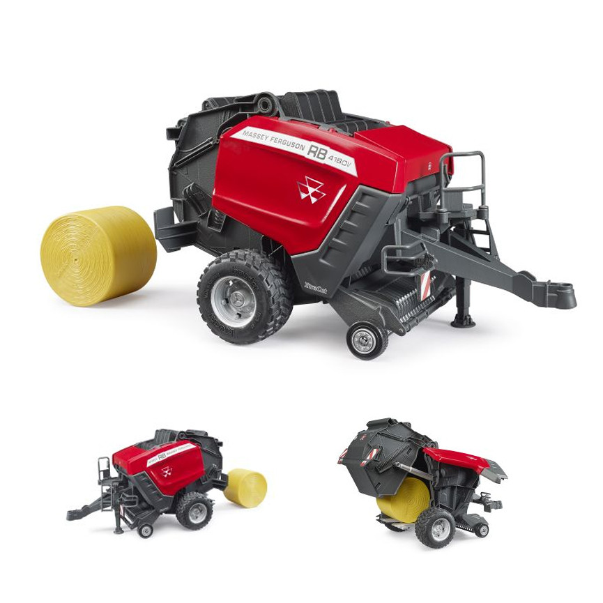 BRUDER PRESSA PER BALLE ROTONDE MASSEY FERGUSON
