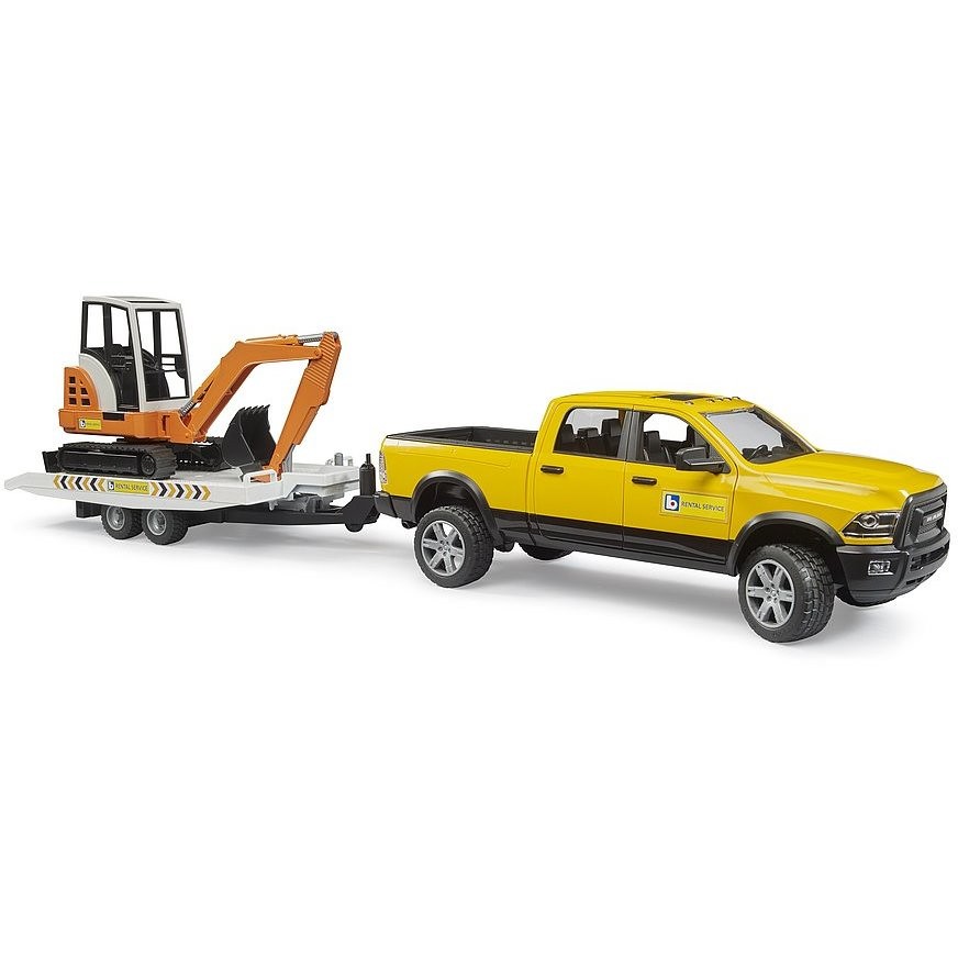 BRUDER RAM 2500 POWER WAGON C/ESCAVATORE 02546