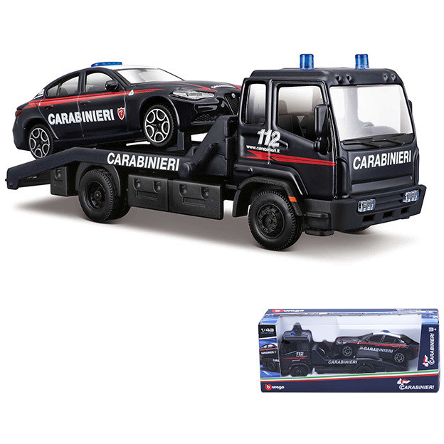 BURAGO CARRO ATTREZZI CARABINIERI C/AUTO 1:43