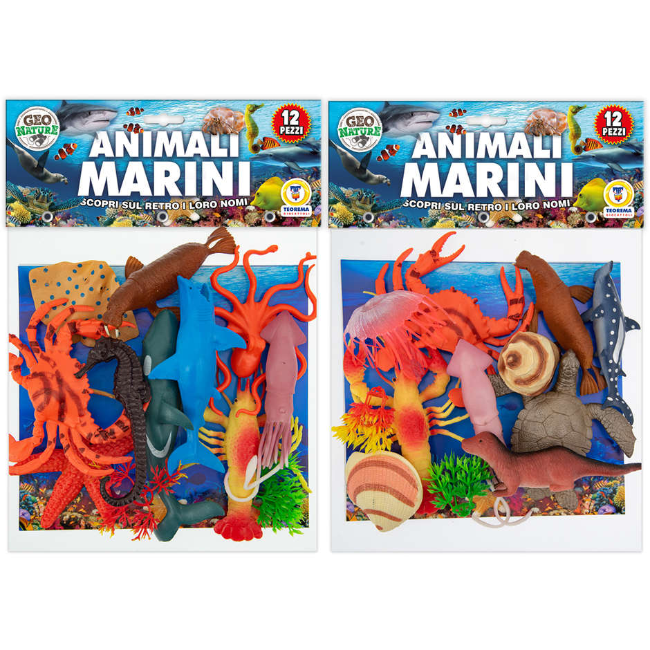 BUSTA ANIMALI MARINI 12PZ 68015