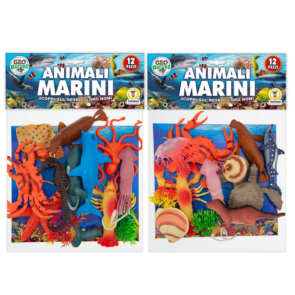 BUSTA ANIMALI MARINI 12PZ 68015