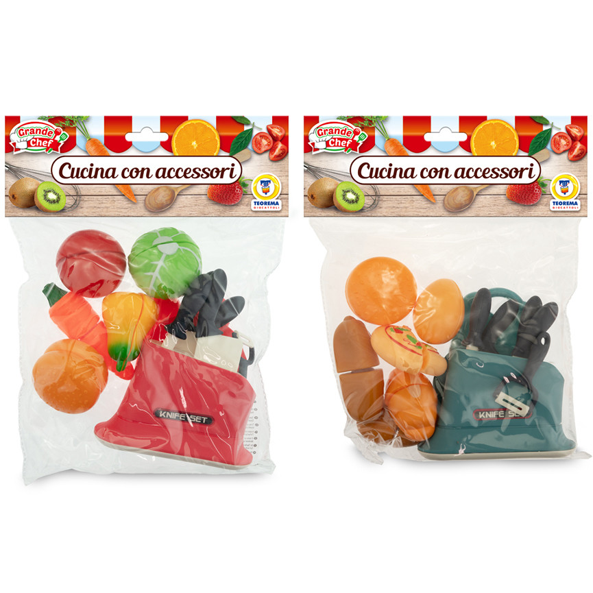 BUSTA CUCINA PLAYSET CUCINA C/PORTA COLTELLI