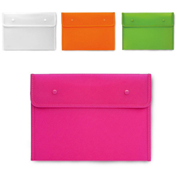 BUSTE CON 2 BOTTONI A5 COLORI ASSORTITI COPRENTI TI