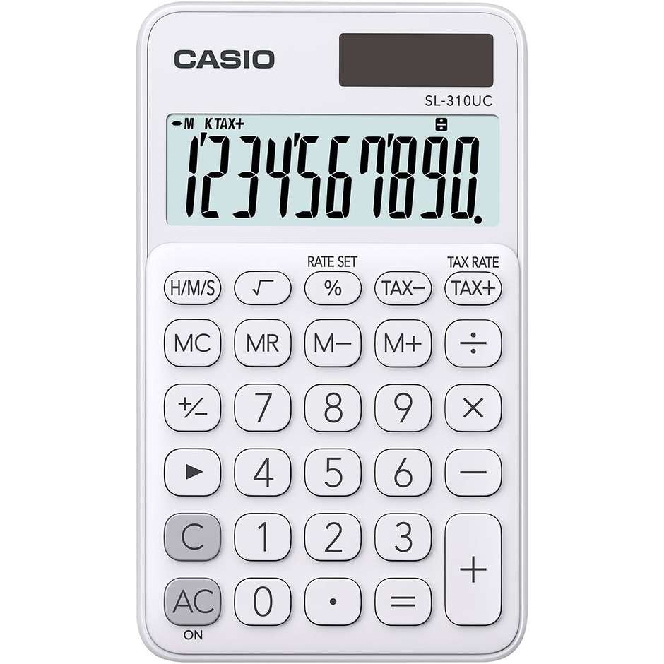 CALC.SL-310UC 10C TASCABILE BIANCO