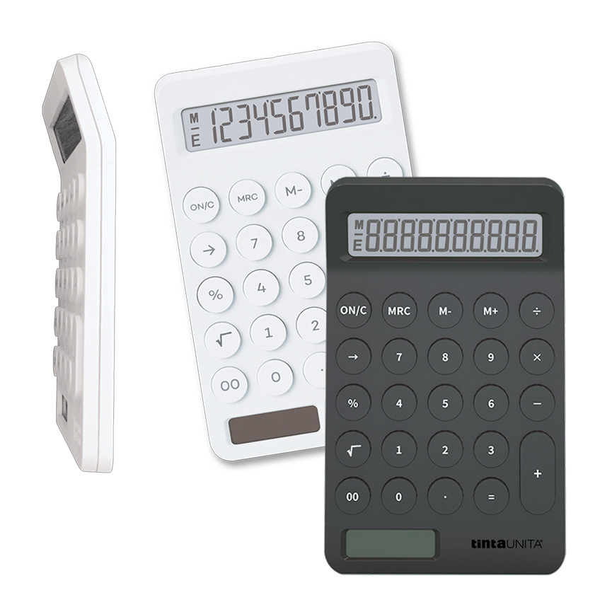 CALC.T.UNITA LEGGERA 10CIFRE DA TAVOLO 2COL 62425