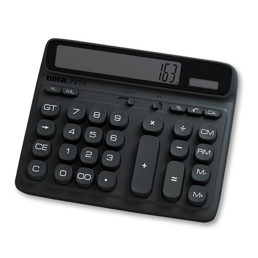 CALC.T.UNITA UFFICIO 12CIFRE DA TAVOLO NERA 62422