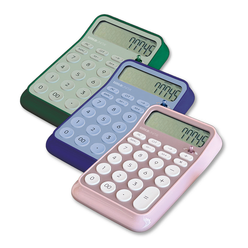 CALC.T.UNITA VINTAGE 12CIFRE DA TAVOLO 3COL 62423
