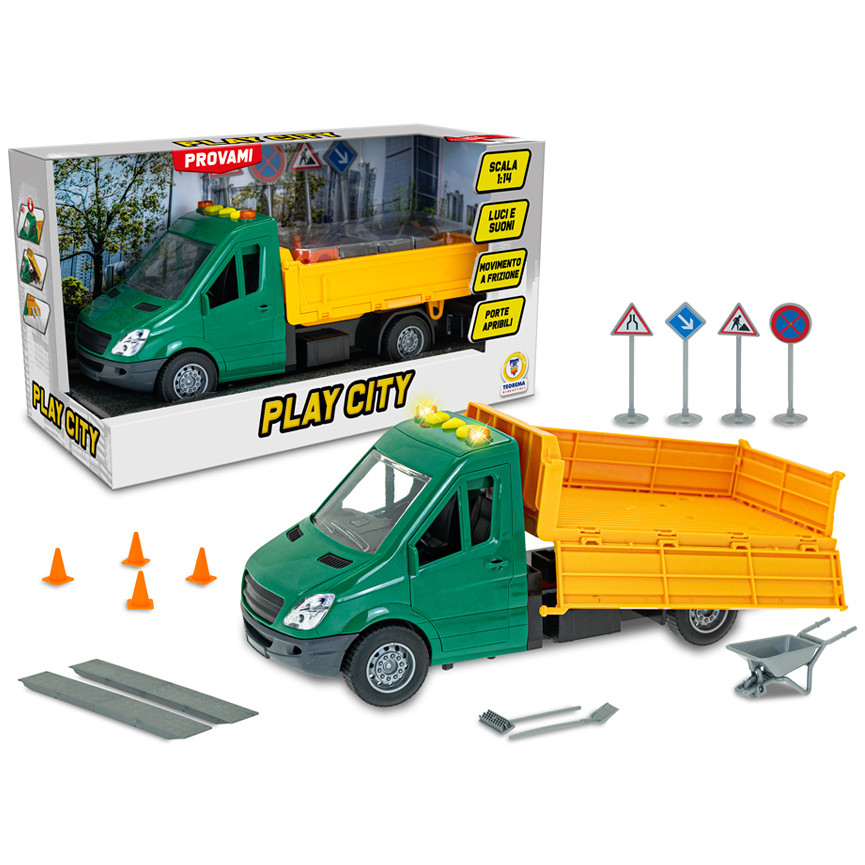 CAMION STRADALI LUCI E SUONI 1:14 80543