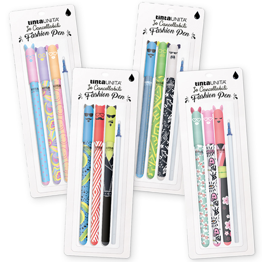 CANCELLABILI T.UNITA FASHION 3SF+1 REFILL NERO