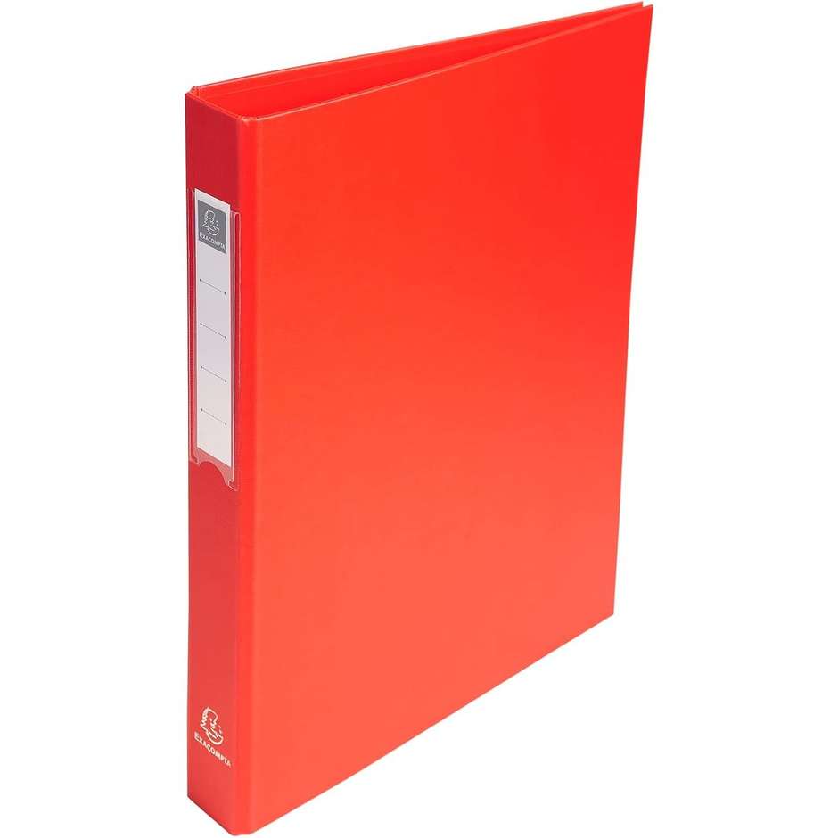 CART.4AN.TIPO ARKIVIA 22X30 ROSSO CON PORTAETICHET