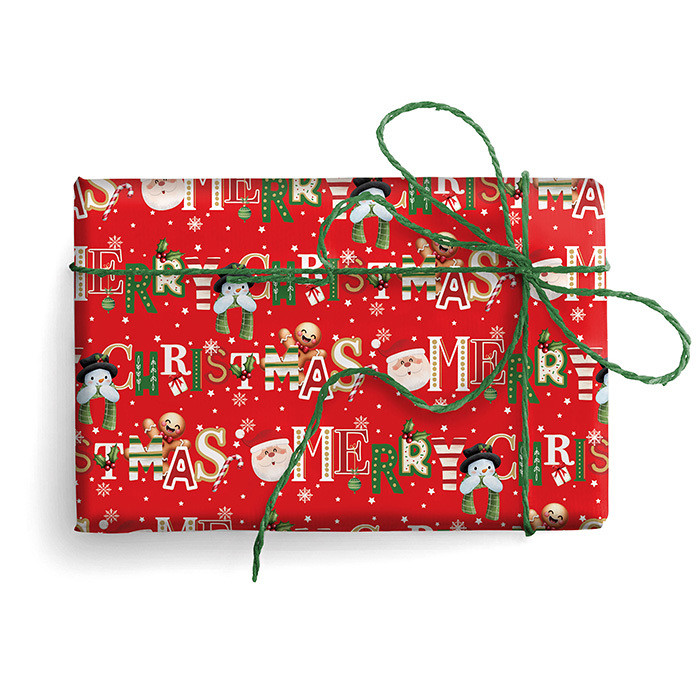 CARTA BS10 FG 100X140 NATALE 9368 MERRY CHRISTMAS