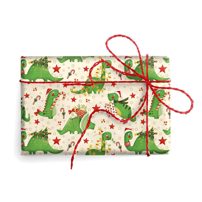 CARTA BS10 FG 100X140 NATALE 9432 BIMBI DINOSAURI