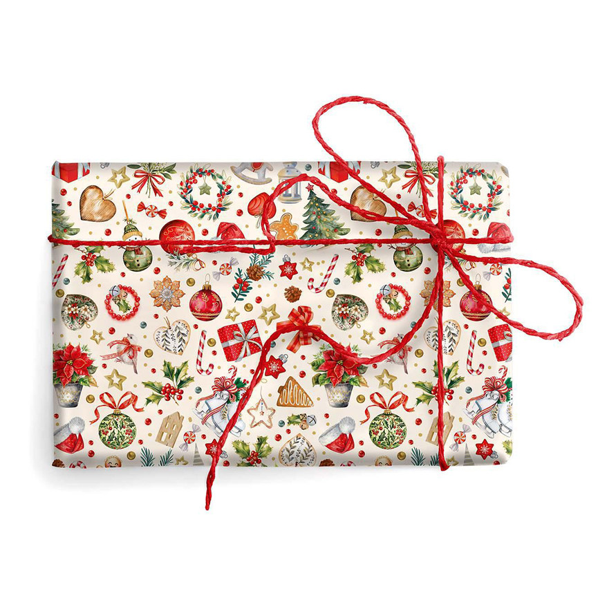 CARTA BS10 FG 100X140 NATALE 9442 DEC.C/ORO