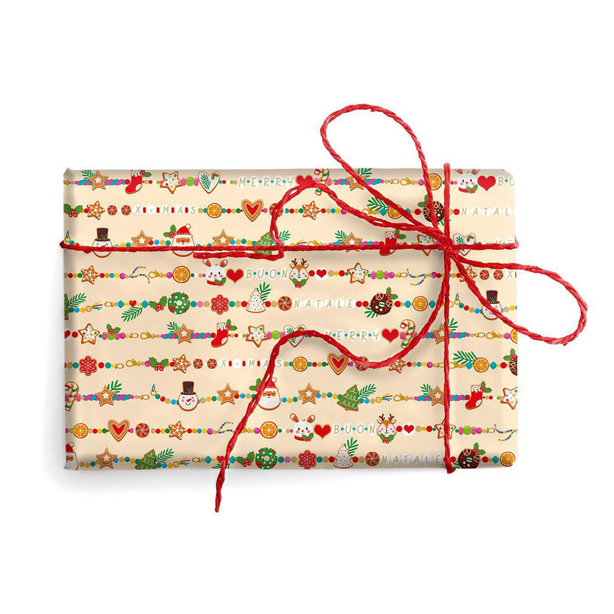 CARTA BS10 FG 100X140 NATALE 9443 BRACCIALI C/ORO