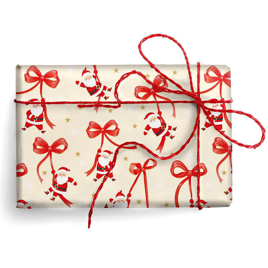 CARTA BS10 FG 100X140 NATALE 9489 BABBO NAT.FIOCCH