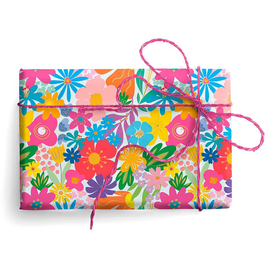 CARTA BS10 FG 70X100 9455 FIORI VIVIDI CON ORO