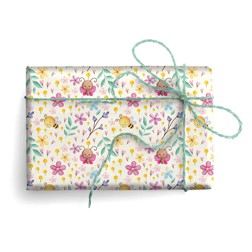 CARTA BS10 FG 70X100 API FARFALLE E FIORI