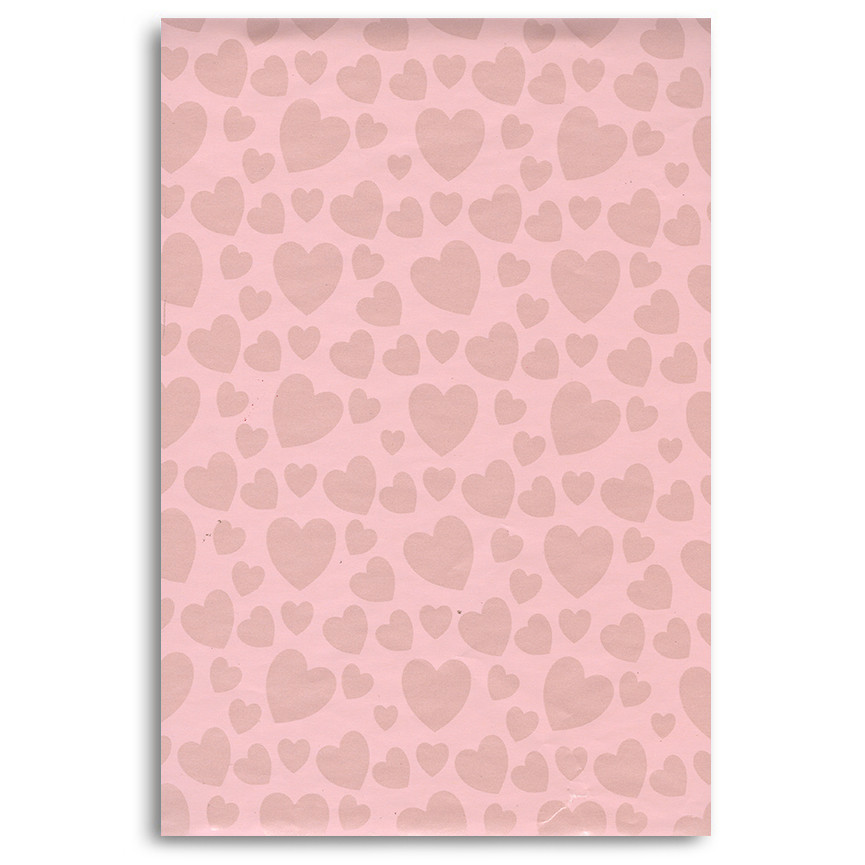CARTA BS10 FG 70X100 CUORI ROSA 051J
