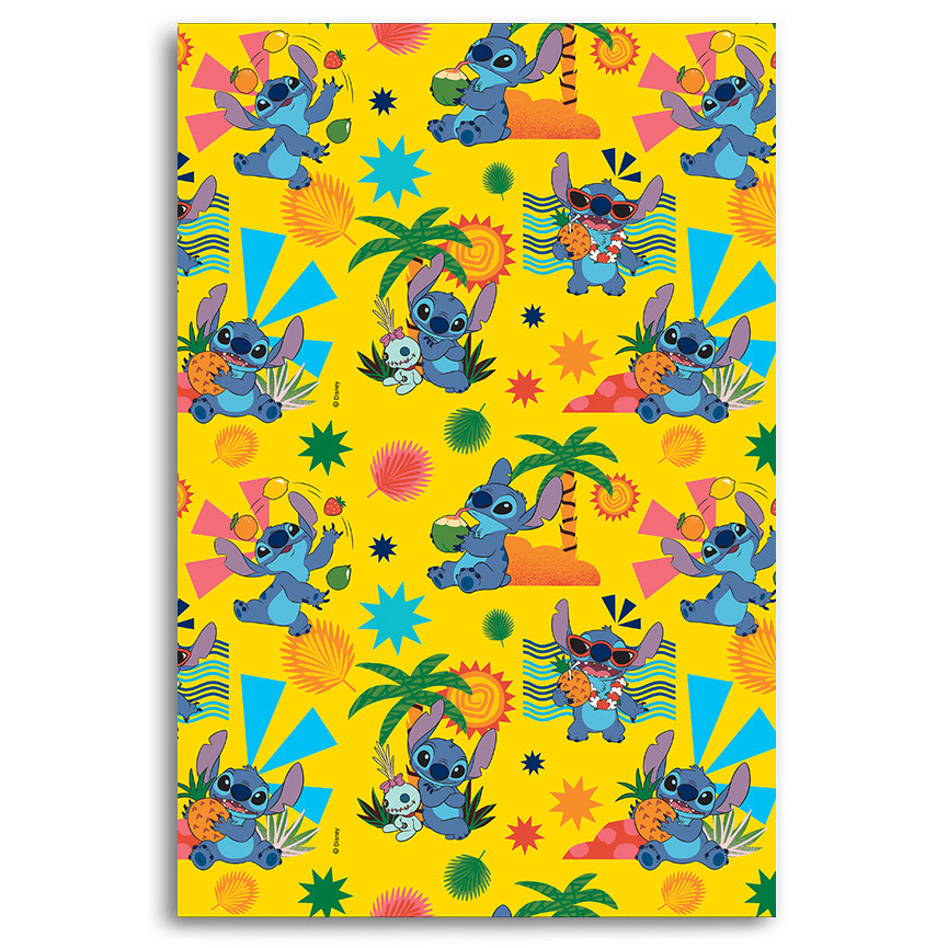CARTA BS10 FG 70X100 DISNEY STITCH GIALLO 637H