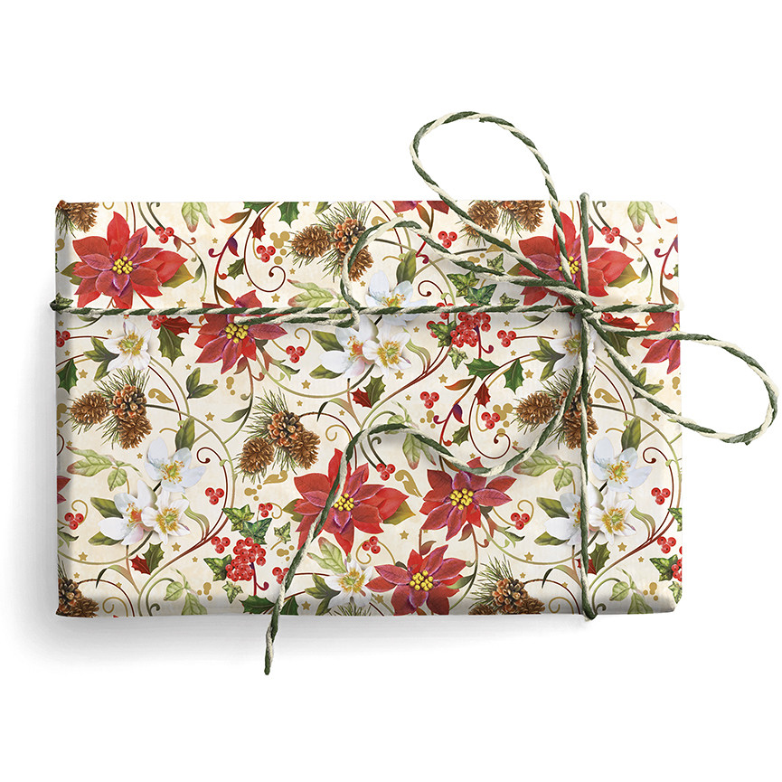 CARTA BS10 FG 70X100 NATALE 8423 FIORI CLASSICI