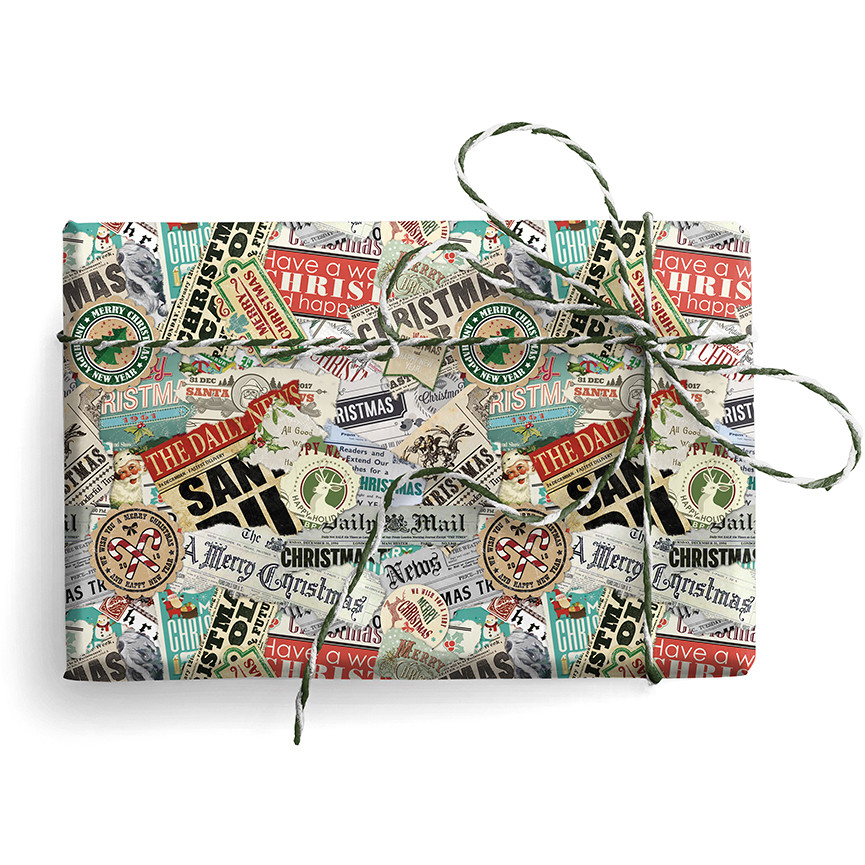 CARTA BS10 FG 70X100 NATALE 8918 RITAGLI GIORNALE