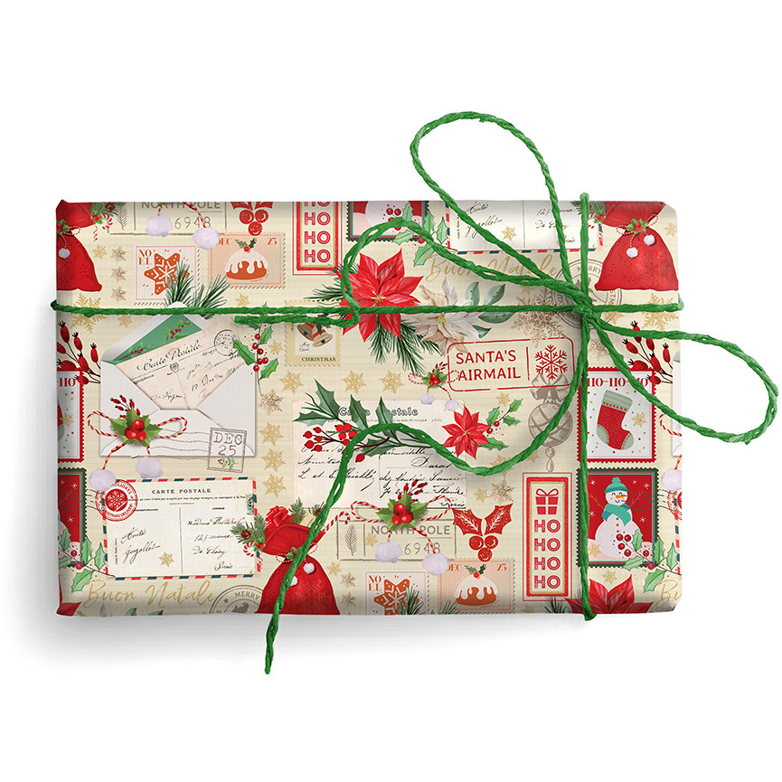 CARTA BS10 FG 70X100 NATALE 9203 ELEMENT.NAT.C/ORO