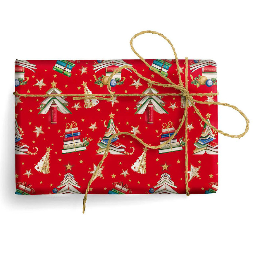 CARTA BS10 FG 70X100 NATALE 9491 LIBRI E ALBERI