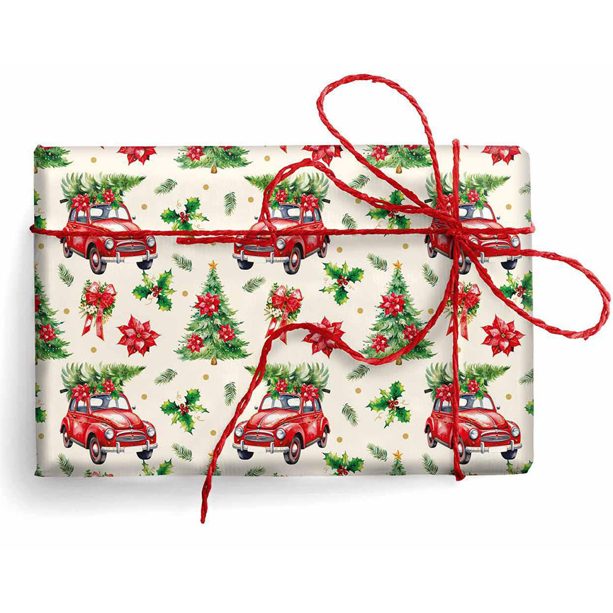 CARTA BS10 FG 70X100 NATALE 9498 AUTO E ALBERI