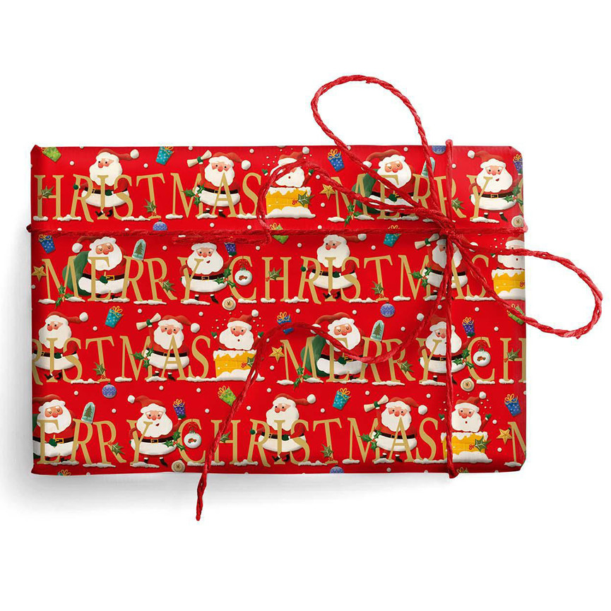 CARTA BS10 FG 70X100 NATALE 9503 SANTA E GIFT