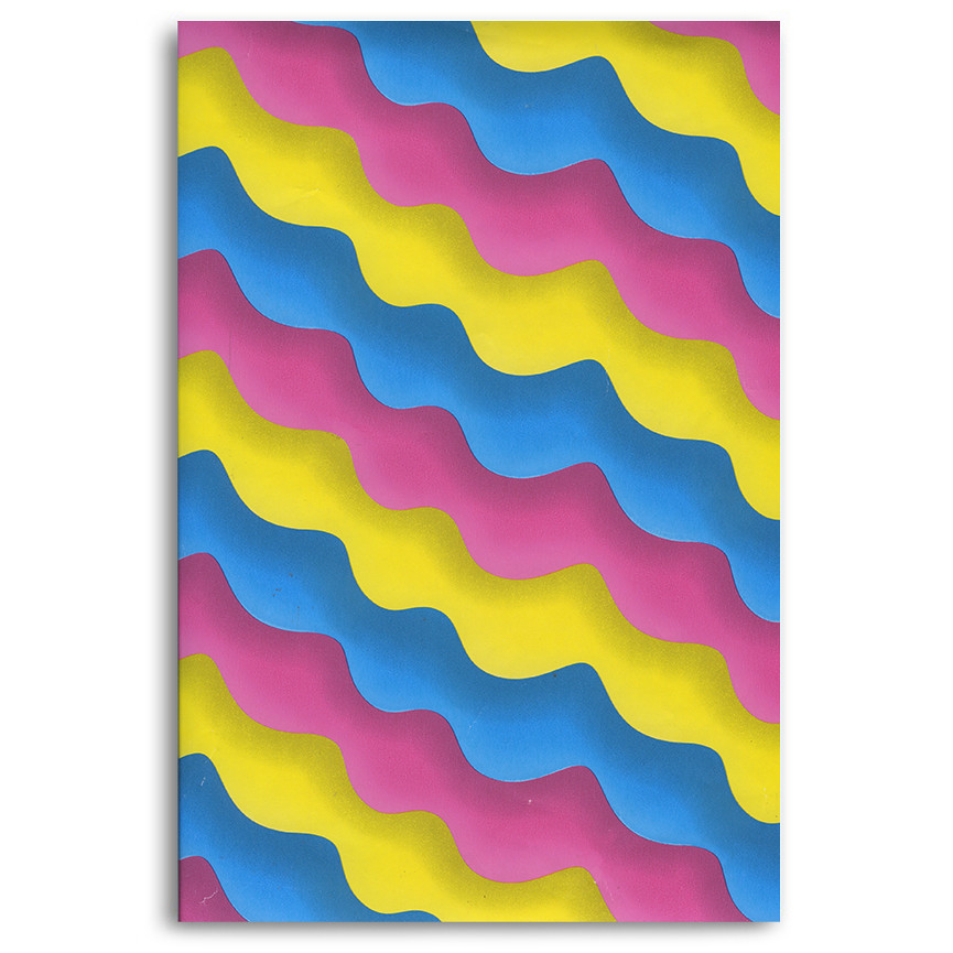 CARTA BS10 FG 70X100 ONDE COLORATE COLORI FORTI