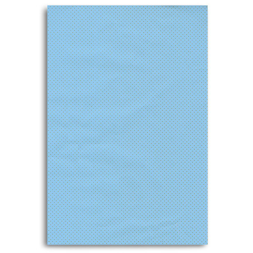 CARTA BS10 FG 70X100 POIS ORO SFONDO CELESTE 163H