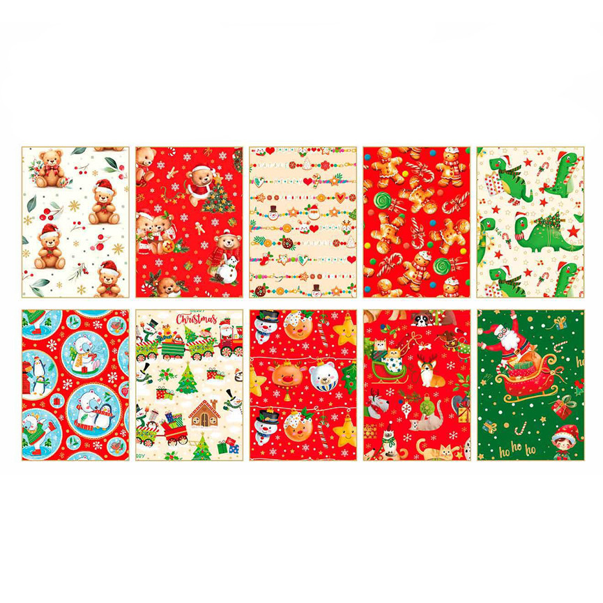 CARTA SCATOLE FG50 70X100 NATALE KIDS