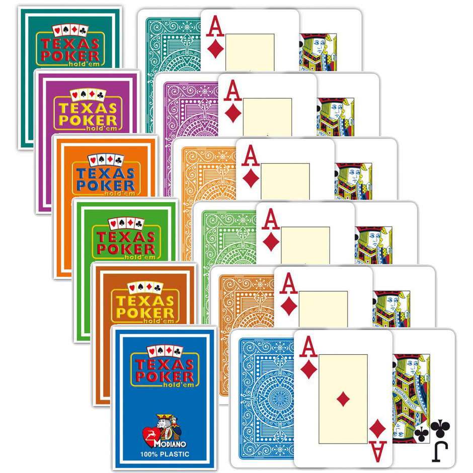 CARTE POKER TEXAS MODIANO 3005461 - 3005466 GIOCO