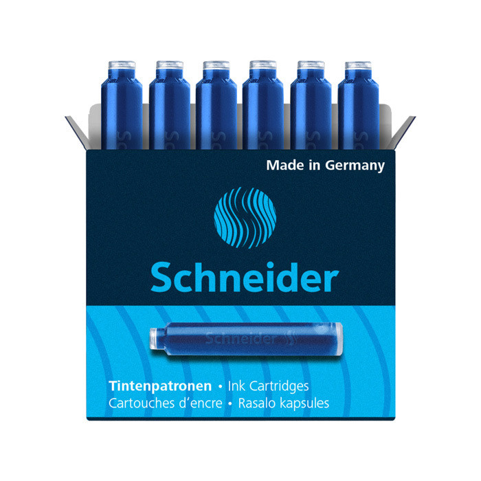 CARTUCCE SCHNEIDER 6PZ BLU P006603