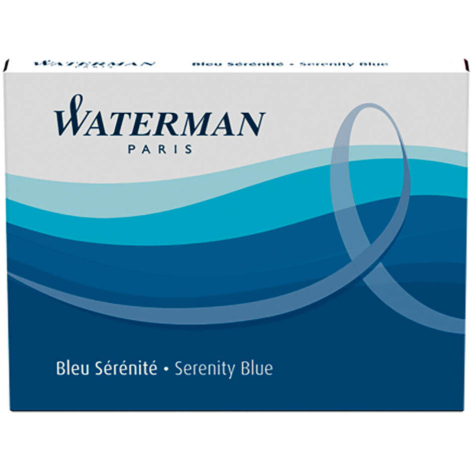 CARTUCCE WATERMAN BLU 8PZ S0110860