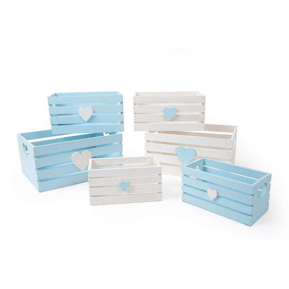 CASSETTE IN LEGNO SET 3PZ 57388