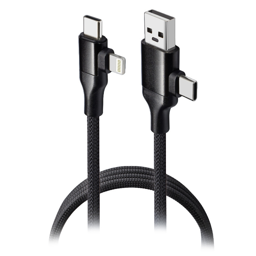 CAVO MAGNETICO 4 IN 1 USB/TYPE-C/LIGHNING IGZ303K