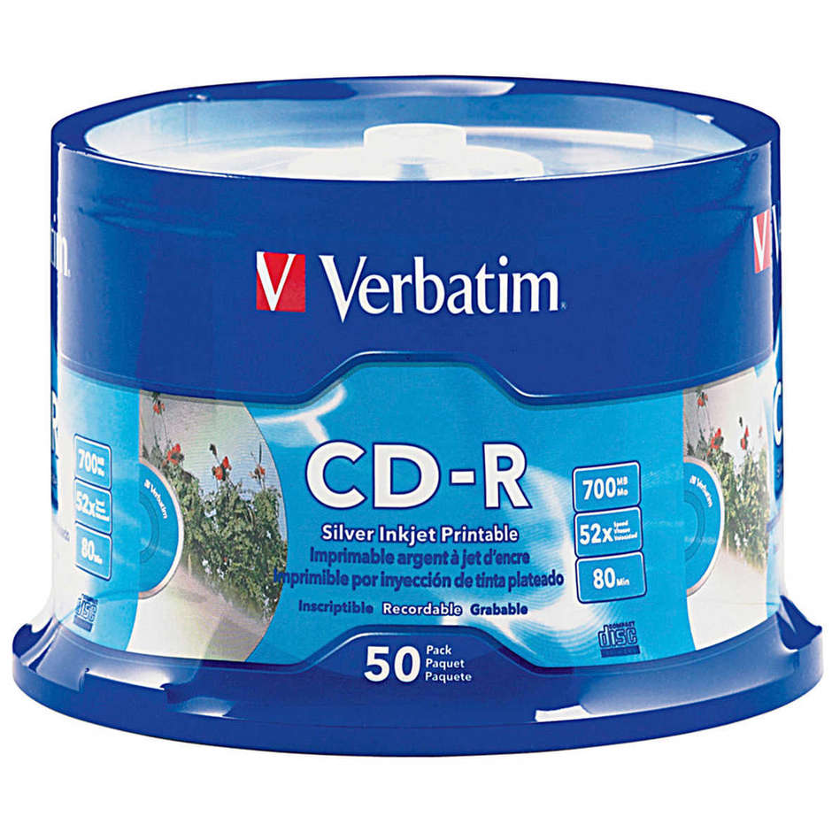 CD R COLONNA 50PZ 43351/50 VERBATIM