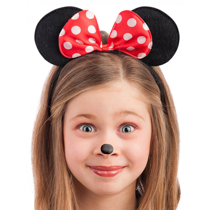 CERCHIETTO ORECCHIE TOPOLINA CON FIOCCO 06030