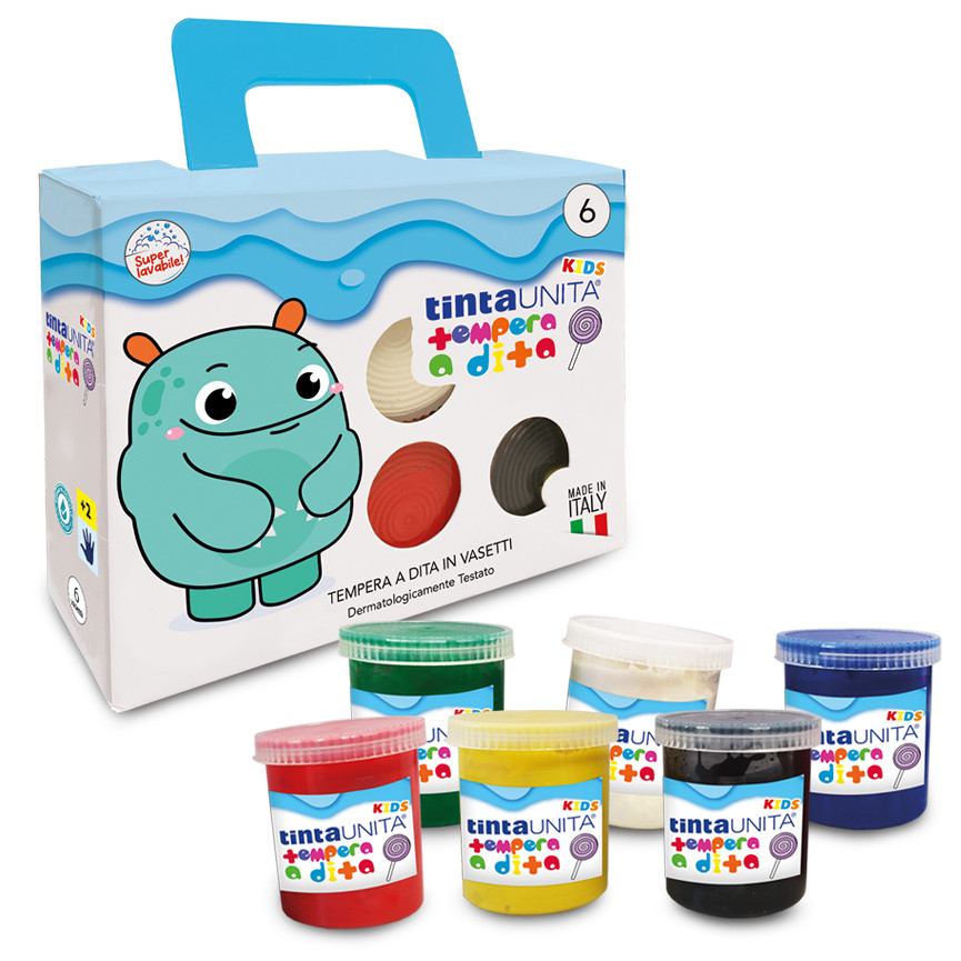 COLORI A DITA T.UNITA 80ML 6PZ 63639