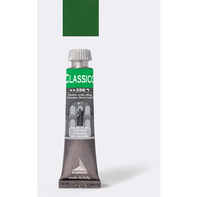 COLORI OLIO 20ML 3PZ CINABRO VERDE CHIARO
