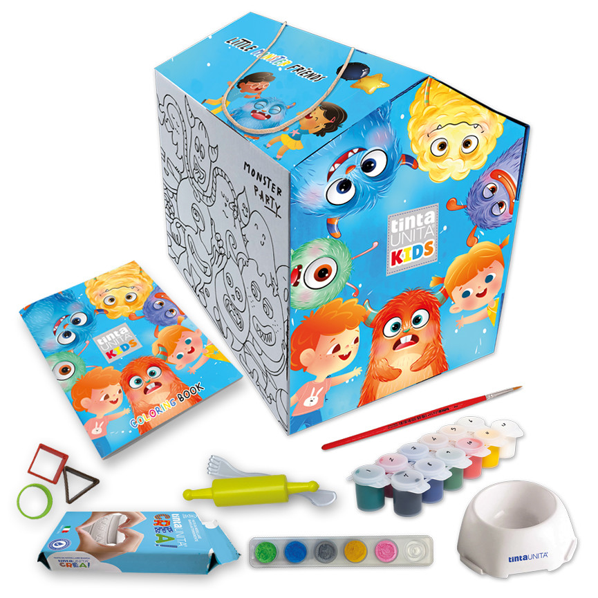 COLORING SET CASETTA CREATIVITA T.UNITA KIDS 63636