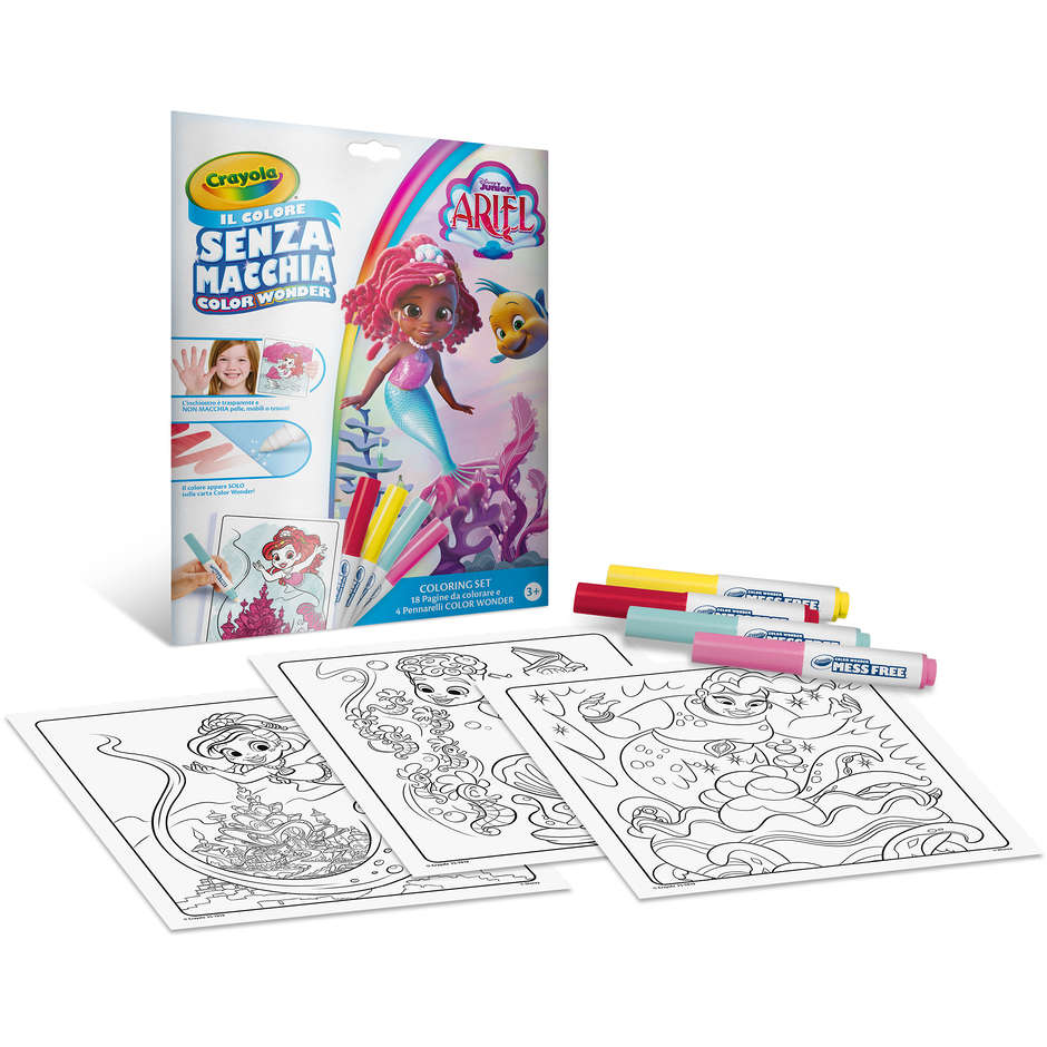 COLORING SET CW DISNEY ARIEL JR.25-7019