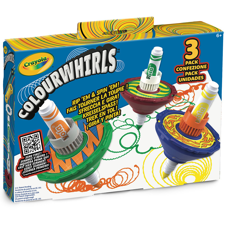 COLOURWHIRLS SET DA 3 TROTTOLE 74-7647