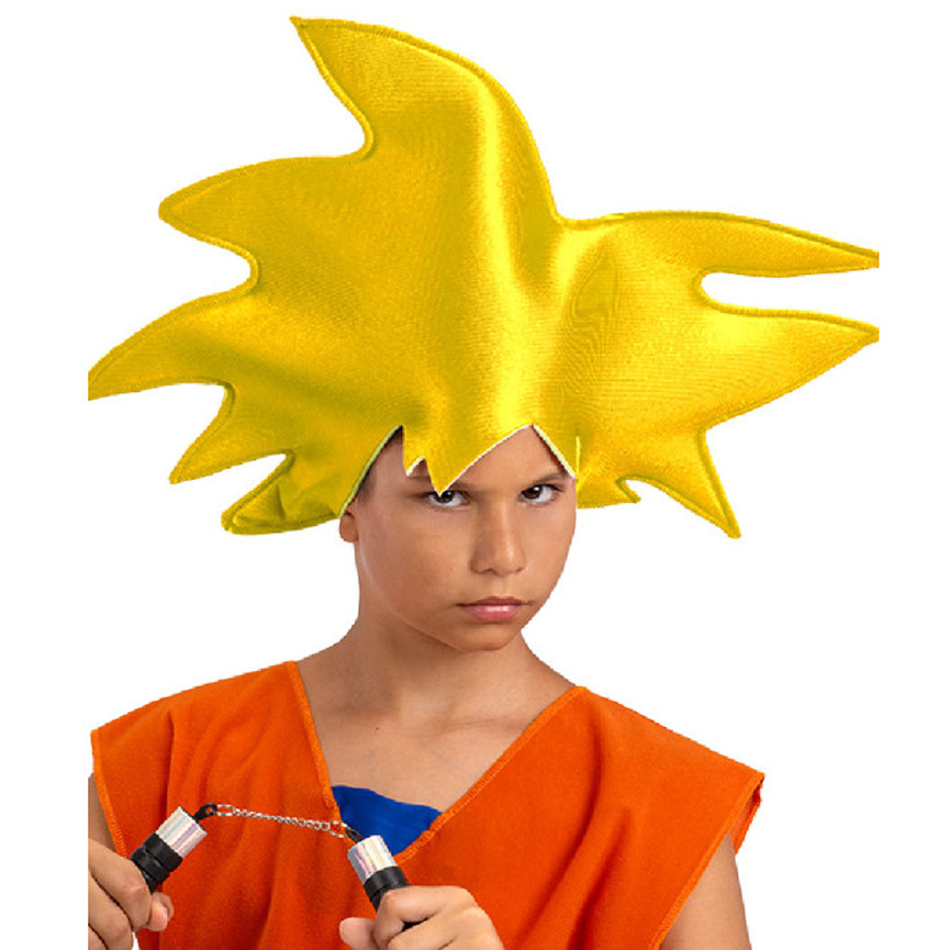 COPRICAPO CARTONE ANIMATO MANGA GIALLO 19309